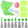 Amazon Juego de 20 Piezas de Boquillas para Decorar, Boquillas para Decorar Pasteles, Bolsas de Decoración Eva, Raspadores de Crema