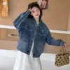 Chaqueta de Mezclilla para Niñas Otoño 2026 Nueva Moda Ropa Infantil Estilo Casual Camisa para Niños Mayores