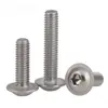 Tornillos de acero inoxidable 304 de cabeza cilíndrica hexagonal con arandelas, M2, M3, M4, M5, M6, M8, tornillos de cabeza de lenteja, tornillos autorroscantes