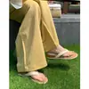 Primeiro Encontro Sandálias de Tanga de Verão ao Ar Livre para Mulheres com Aumento de Altura de 5cm com Salto Anabela Estilo Resort Francês