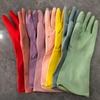 Ropa de lavar platos bicolor plástico acero caucho puesto de mercado suministro comercio exterior 10 yuanes 3 dos modos tareas domésticas guantes de látex