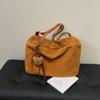 Bolsa de Pelúcia Casual Grande Capacidade para Mulheres 2025 Nova Bolsa Tote Tendência Estilo Preguiçoso Nova Estrela Bolsa de Ombro Único para o Dia a Dia