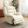 Poltrona de sofá individual premium, sofá reclinável, adequado para dormir e deitar, sofá elétrico com função de massagem, cadeira de lazer para varanda, cadeira preguiçosa