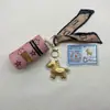 Insignia Corporativa Personalizada Logo Oro Puro 999 Hazte Rico Inmediatamente Llavero Rico Colgante de Bolsa Cadena para Teléfono Móvil Colgante