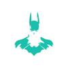 Pegatinas de Batman para comercio exterior transfronterizo, pegatinas reflectantes para locomotoras de motocicletas, pegatinas decorativas láser con personalidad para parachoques de ventanas de automóviles