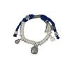 Pulsera de Cuerda Tejida a Mano Estilo Antiguo Nacional Bestia Dorada Tragadora Espiral de Plata Rota Pulsera de Mano Versátil de Alto Valor Estético Hecha a Mano para Hombres y Mujeres