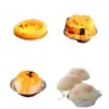 Nueva Bandeja de Aluminio para Tartaletas de Huevo Molde para Tartaletas de Huevo Molde para Tartaletas de Huevo Molde para Tartaletas Portuguesas Molde Redondo de Papel de Aluminio Molde para Pasteles Pequeños Snow Mei Niang