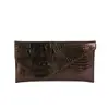 Bolsa de Mão Estilo Novo para Mulheres, Bolsa Envelope de Couro Brilhante, Bolsa de Ombro com Corrente Única, Bolsa Transversal, Bolsa de Mão de Grande Capacidade, Moda com Padrão de Crocodilo