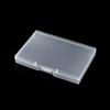 Caja de Almacenamiento de Plástico Pp Transparente, Caja Plana Rectangular Moldeada por Inyección con Tapa, Caja Pequeña para Piezas de Repuesto, Caja de Embalaje para Herrajes de Joyería