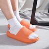 Zapatos de EVA sencillos de color rojo neto para el baño, de verano, antideslizantes, de suela gruesa, para amantes del baño, sandalias resistentes al desgaste, venta al por mayor