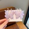 Nuevo Clip Lateral de Mariposa de Perla de Malla de Doble Capa Horquilla para Flequillo Lateral Adorno para el Cabello para Niña Pequeña Accesorios para el Cabello Super Hada para Mujeres
