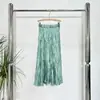 Saia Feminina Miyake Outono e Inverno Nova, Linha A, Cintura Alta, Emagrecedora, Cintura Elástica, Saia Evasê Plissada com Caimento, Estilosa