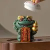 Mascota Creativa de Arenisca Verde de Fábrica para Candidatos a Exámenes, Figura Inspiradora de Bendición del Oficial Celestial Figura