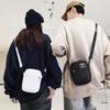 Bolsa de celular masculina estilo japonês pequena bolsa de ombro nova marca de moda casual simples bolsa de ombro masculina couro impermeável bolsa mensageiro feminina