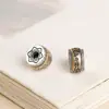 Mantra de Seis Palabras Accesorios de Cobre, Cuentas Protectoras Estilo Vintage, Accesorios para Joyería de Cuentas DIY Giratorios, Accesorios de Cuentas al por Mayor