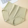 Calcinhas Jacquard de Algodão Puro para Primavera e Verão, Cintura Alta, Controle de Barriga, Tamanho Grande para Mulheres Plus Size, Meia-Idade e Idosas, Justas ao Corpo, com Forro 100% Algodão