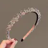 Diadema de cristal para mujer, nuevo modelo 2026, diadema de moda de alta gama, diadema para lavarse la cara con dientes, accesorio para el cabello, pinza para el cabello