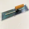 Espátula de Acero Azul para Pintura de Pisos, Alisado, Yesería y Aplicación de Masilla, Paleta de Acero Azul con Mango de Madera, Espátula sin Clavos, Raspador de Pared