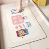 Tapete de Piso de Cocina de Tierra de Diatomeas Dopamina, Antideslizante, Absorbente de Aceite, Tapete Absorbente de Agua, Felpudo Resistente a la Suciedad, Impermeable, Alfombra sin Lavado