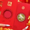 Pegatinas Doradas para Teléfono Móvil del Año del Caballo con Sobres Rojos, Regalos de Año Nuevo, Pequeños Regalos, Souvenirs Culturales y Creativos del Año del Caballo, Artículos para Puestos del Festival de Primavera