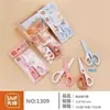 Tijeras de oficina al por mayor en stock, tijeras para cortar papel DIY para estudiantes, tijeras de acero inoxidable para cocina doméstica, tijeras para manualidades infantiles