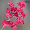 Flores Artificiales Colgantes de Techo de Rama Alta: Trébol de Cuatro Hojas, Orquídea Sentimental, Begonia como la Nieve, Flor de Ylang-Ylang, Flor Ding-Dong, Flor de Plumeria