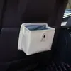 Bote de basura para coche Bolsa de almacenamiento plegable para coche Bolsa de almacenamiento multifuncional para colgar en la puerta del coche Suministros de almacenamiento para coche