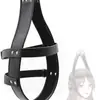 Acessórios de Cabeça de Couro Produtos para Adultos, Capuz de Couro Sexy, Brinquedos de Bondage, Faixa de Cabeça Sexy, Produtos Hip-Hop para Casais