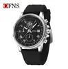 OFNS Venta Caliente Reloj de Cuarzo para Hombre de Negocios Casual con Tres Ojos y Seis Manecillas Multifuncional Impermeable con Calendario