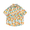 Camisas Hawaianas de Manga Corta New Retro Transfronterizas para Hombres y Mujeres, Casual Modernas Holgadas para Parejas, Camisas Florales de Playa para Vacaciones
