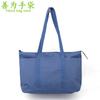 Bolso de Mano de Tela Oxford de Color Puro Personalizado Impermeable Gran Capacidad Bolsa de Mamá Bolsa para Playa al Aire Libre