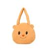 Bolsa Transversal Urso de Manteiga Desenho Animado Estilo Japonês Grande Capacidade Pelúcia Bolsa de Ombro Bolsa Fofa Estilo Japonês para Meninas