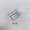 Accesorios para Bolsas con Tensión Fuerte Acero Inoxidable Metálico Grueso de 2.0 Hebilla Japonesa Cintas para Equipaje Accesorios de Ferretería Hebilla Colgante de Forma Especial