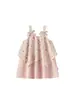 Ropa para Niños Yingsibo Vestido para Niñas Falda para Niños Estilo Delgado de Verano Vestido de Tirantes para Niñas Vestido Floral de Dos Piezas Falsas
