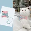 Set de Correa para Perro Transfronterizo con Colores Dopamina Contrastantes, Set de Arnés y Correa para Perros Pequeños y Medianos, Correa para Mascotas