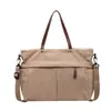 Bolsa de ombro casual, novo modelo transfronteiriço, bolsa tote simples e estilosa, bolsa de mão transversal feminina de grande capacidade, bolsa tote popular
