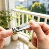Cortauñas para Uso Doméstico, Tijeras Pequeñas para Uñas de Acero Inoxidable para Adultos, Paquete Individual, Cortauñas Portátil, Cortador de Uñas