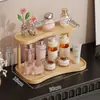 Estante para Café, Estante Lateral de Almacenamiento para Mesa de Comedor, Estante de Almacenamiento para Mesa del Hogar, Estante de Almacenamiento para Maquillaje y Cuidado de la Piel para Dormitorio, Artículo de Venta Caliente Transfronterizo