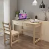 Escritorio de Madera Maciza Escritorio de Estudio para Niños Escritorio de Escritura para Estudiantes en Casa Mesa Sencilla de Madera de Pino Escritorio para Computadora de Escritorio de Dormitorio
