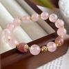 Cristal en Polvo de Cristal de Fresa Natural Guofeng Retro (Teñido) Pulsera Pulsera