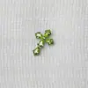 Pendientes de Aleación de Titanio F136 Forma de Gota de Agua Zirconio Cruz G23 Titanio Zirconio 5A Clavo de Nariz Pantalla de Oreja Clavo de Hélice de Oreja Clavo de Labio Cabeza