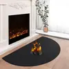 Amazon Alfombrilla Ignífuga para Chimenea Alfombra de Chimenea Gris Silicona Ignífuga Aislamiento de Chimenea Alfombrilla para Suelo Alfombrilla para Hoguera de Interior