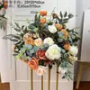 Novos Arranjos de Flores para Casamento, Decorações Florais para Casamento, Bolas de Flores para Montagem no Local, Adereços de Decoração para Salão de Exposições de Inauguração de Shopping