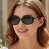 Nuevas Gafas de Sol Cuadradas Estilo Y2K Retro Versátiles Moda Callejera Europea y Americana Protección Solar para Exteriores Gafas de Sol Transfronterizas para Mujer