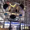 Globo Bobo Famoso en Internet Transparente con Luces Dibujos Animados Globo Bobo Promocional Transparente Luz Brillante Fabricante Atmósfera