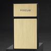 Estuche para cigarrillos de aluminio a prueba de presión y humedad, directo de fábrica, paquete de 20, estuche de aluminio con tapa extendida para dama, estuche para cigarrillos con logotipo