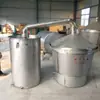 Equipamento de Destilação Doméstica Vaporizador de Bebidas Alcoólicas Produção de Bebidas Alcoólicas Máquina de Água Destilada Orvalho Puro Fabricante Destilador de Sorgo