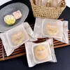 Bolsa para Mooncake Sello de Máquina Color Dorado Claro Xuyue, Bolsa para Empaque de Mooncake del Festival de Mediados de Otoño, Bolsa para Alimentos, Mooncake de Piel de Nieve, Empaque de Pastelillo de Yema de Huevo