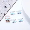 Nuevos Accesorios para Uñas de Arte de Skateboard con Dibujos Animados de Sanrio, Lindas Decoraciones de Uñas 3D Portátiles de Kuromi, Pequeños Accesorios de Kt Cat