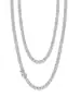 Collar de Tenis de Plata de Ley S925 con Moissanita Moda Europea y Americana Versátil Estilo Ins Joyería Brillante de Alta Gama